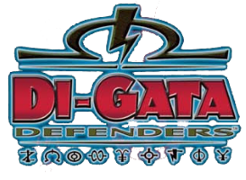 Di-Gata Defenders title screen for Nintendo DS